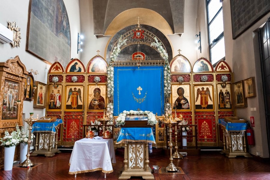 Foto Matrimonio Alessia e Peter - Chiesa Ortodossa dei Santi Sergio Serafino e Vincenzo (Milano) (1)