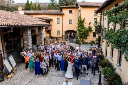 Album fotografici dei matrimoni svolti nella location Masseria La Tana Rancate