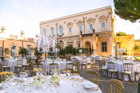 Album fotografici dei matrimoni svolti nella location Villa Aurelia